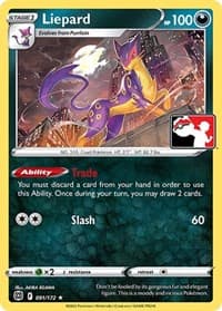 Liepard - Prize Pack Series Cards - Pokemon card