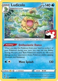Ludicolo - Prize Pack Series Cards - Pokemon card