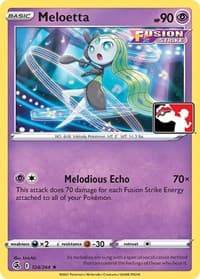 Meloetta - Prize Pack Series Cards - Pokemon card