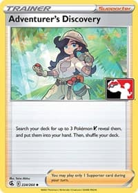 Adventurer's Discovery - Prize Pack Series Cards - Pokemon card