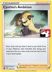 Cynthia's Ambition - Prize Pack Series Cards - Pokemon card