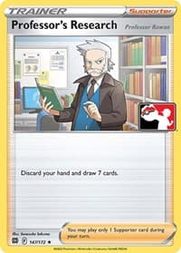 Professor's Research [Professor Rowan] - Prize Pack Series Cards - Pokemon card