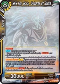 SS3 Son Goku, Universe at Stake (Hologram) - Power Absorbed - Dragon Ball Super: Masters card