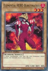 Elemental HERO Burstinatrix - Speed Duel GX: Duelists of Shadows - YuGiOh card