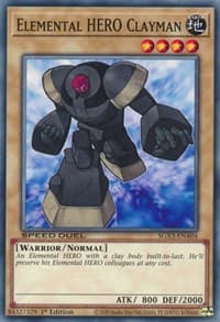 Elemental HERO Clayman - Speed Duel GX: Duelists of Shadows - YuGiOh card
