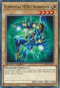 Elemental HERO Sparkman - Speed Duel GX: Duelists of Shadows - YuGiOh card