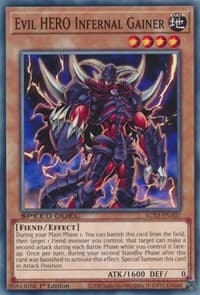 Evil HERO Infernal Gainer - Speed Duel GX: Duelists of Shadows - YuGiOh card