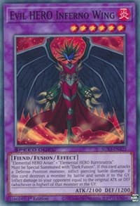 Evil HERO Inferno Wing - Speed Duel GX: Duelists of Shadows - YuGiOh card