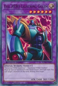 Evil HERO Lightning Golem - Speed Duel GX: Duelists of Shadows - YuGiOh card