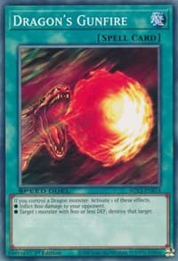 Dragon's Gunfire - Speed Duel GX: Duelists of Shadows - YuGiOh card