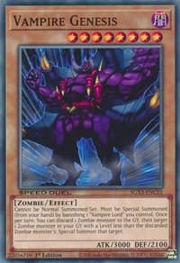Vampire Genesis - Speed Duel GX: Duelists of Shadows - YuGiOh card