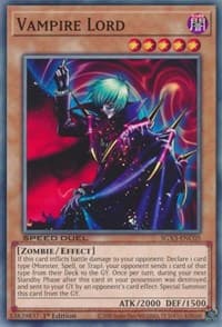 Vampire Lord - Speed Duel GX: Duelists of Shadows - YuGiOh card