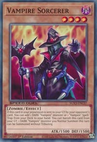 Vampire Sorcerer - Speed Duel GX: Duelists of Shadows - YuGiOh card