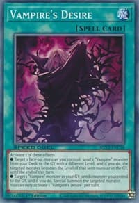 Vampire's Desire - Speed Duel GX: Duelists of Shadows - YuGiOh card