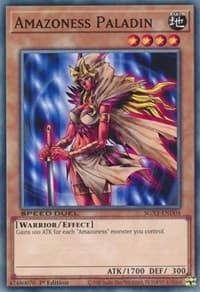 Amazoness Paladin - Speed Duel GX: Duelists of Shadows - YuGiOh card