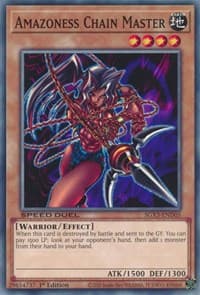 Amazoness Chain Master - Speed Duel GX: Duelists of Shadows - YuGiOh card