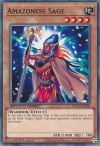 Amazoness Sage - Speed Duel GX: Duelists of Shadows - YuGiOh card