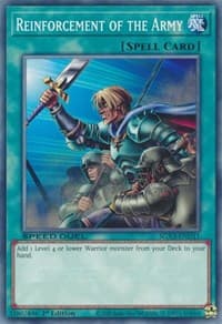Reinforcement of the Army - Speed Duel GX: Duelists of Shadows - YuGiOh card