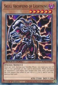 Skull Archfiend of Lightning - Speed Duel GX: Duelists of Shadows - YuGiOh card