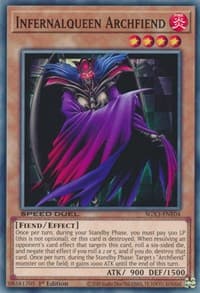 Infernalqueen Archfiend - Speed Duel GX: Duelists of Shadows - YuGiOh card