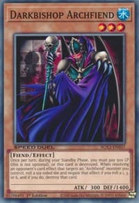 Darkbishop Archfiend - Speed Duel GX: Duelists of Shadows - YuGiOh card