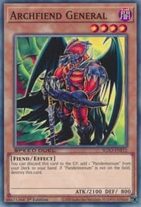 Archfiend General - Speed Duel GX: Duelists of Shadows - YuGiOh card