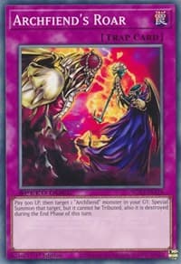 Archfiend's Roar - Speed Duel GX: Duelists of Shadows - YuGiOh card