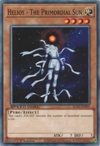 Helios - The Primordial Sun - Speed Duel GX: Duelists of Shadows - YuGiOh card