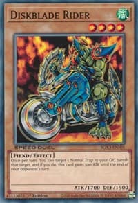 Diskblade Rider - Speed Duel GX: Duelists of Shadows - YuGiOh card