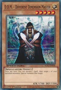 D.D.M. - Different Dimension Master - Speed Duel GX: Duelists of Shadows - YuGiOh card