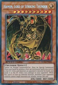 Hamon, Lord of Striking Thunder - Speed Duel GX: Duelists of Shadows - YuGiOh card
