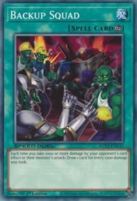 Backup Squad - Speed Duel GX: Duelists of Shadows - YuGiOh card