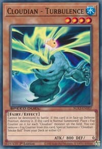 Cloudian - Turbulence - Speed Duel GX: Duelists of Shadows - YuGiOh card