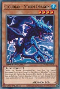 Cloudian - Storm Dragon - Speed Duel GX: Duelists of Shadows - YuGiOh card