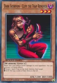 Dark Scorpion - Cliff the Trap Remover - Speed Duel GX: Duelists of Shadows - YuGiOh card