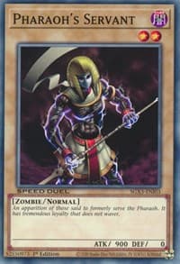 Pharaoh's Servant - Speed Duel GX: Duelists of Shadows - YuGiOh card