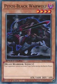 Pitch-Black Warwolf - Speed Duel GX: Duelists of Shadows - YuGiOh card