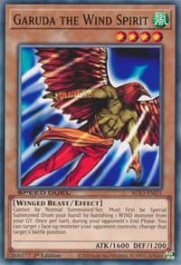 Garuda the Wind Spirit - Speed Duel GX: Duelists of Shadows - YuGiOh card