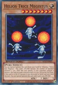 Helios Trice Megistus - Speed Duel GX: Duelists of Shadows - YuGiOh card