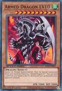 Armed Dragon LV10 - Speed Duel GX: Duelists of Shadows - YuGiOh card