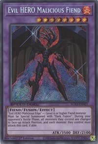 Evil HERO Malicious Fiend (Secret Rare) - Speed Duel GX: Duelists of Shadows - YuGiOh card
