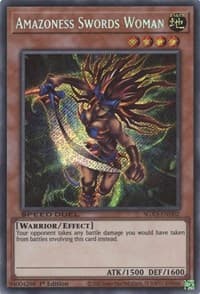 Amazoness Swords Woman (Secret Rare) - Speed Duel GX: Duelists of Shadows - YuGiOh card