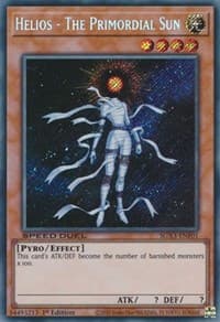 Helios - The Primordial Sun (Secret Rare) - Speed Duel GX: Duelists of Shadows - YuGiOh card