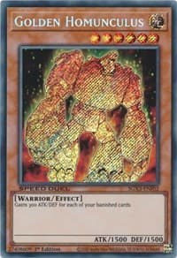 Golden Homunculus (Secret Rare) - Speed Duel GX: Duelists of Shadows - YuGiOh card