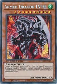Armed Dragon LV10 (Secret Rare) - Speed Duel GX: Duelists of Shadows - YuGiOh card