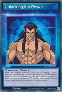 Unlocking the Power - Speed Duel GX: Duelists of Shadows - YuGiOh card