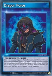 Dragon Force - Speed Duel GX: Duelists of Shadows - YuGiOh card