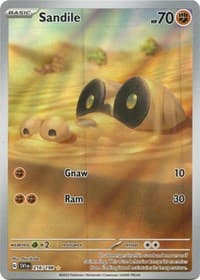 Sandile - SV01: Scarlet & Violet Base Set - Pokemon card