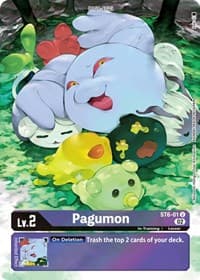 Pagumon (Alternate Art) - Starter Deck 14: Beelzemon Advanced Deck Set - Digimon Card Game card