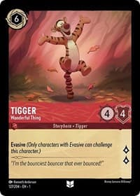Tigger - Wonderful Thing - The First Chapter - Disney Lorcana card